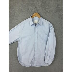 Citizens of Humanity Shirt Mens Small Light Blue Button Down Long Sleeve Pocket